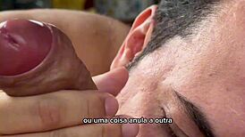 Wow, bearded man sucks 41 cocks in epic bonus clip!