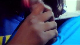 Allen Ebony Couple Blowjob Cumshot!