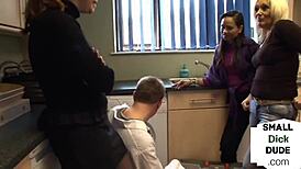 Watch that small cock get jerked?