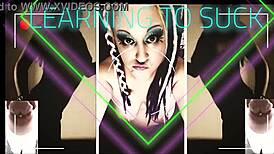 Horny Stepsister Teaches Cock Sucking for Watching