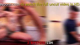 Hot girls taking on two cocks in a threesome