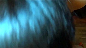 Mila James Gets Silky Mouth Fucked by Big Black Cock POV