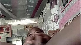 Ebonyslut Squirts During Intense Masturbation And Creampie Session