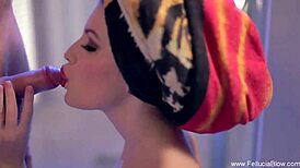 Early Morning Beauty Gives Intense Blowjob!