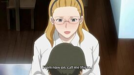 Beautiful redhead anime pleasure herself from vibrator with squirting orgasm while restrained