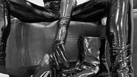 Exploring Fetish In Shiny Leggings And Boots