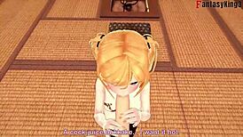 leonardo da vinci takes azur lane in a see-through fantasy fuck