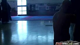 hot lesbian wrestlers interviewed?