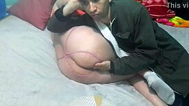 Fingering leads to side sex