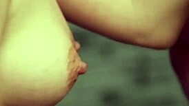 Peculiar hottie swallows jizz load on her face