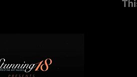 idylia fingers her shaved pussy