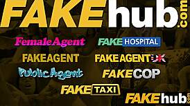 I'm a fake agent interviewing a german girl with tattoos and natural body on the casting couch.