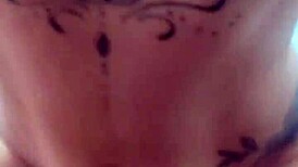 Hot sister-in-law tempts with stockings and blowjob in amateur fun