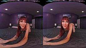 Vrallure Masturbates With Toys In Fishnets