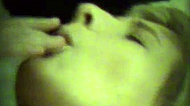 hidden view - i barely had time to hid behind a curtain while she masturbated