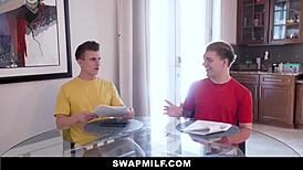 stepmoms subtly help boys with school play roles