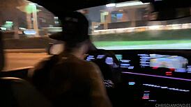 CJ Sucks and Fucks Hard in Car Quickie