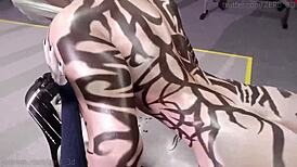 Let's Get Goth with Fit Futa X Female Action