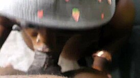 babe sucks monster cock sloppy in homemade close-up