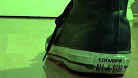 tall giantess clayman stomps on tiny figures in this huge fetish video.