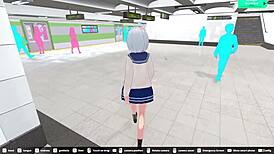 Loop Train H-Game: Exciting Elevator Encounter