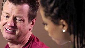 Kira Noir handles the blue pill challenge at work