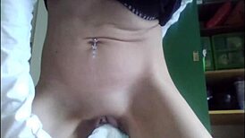 chantal roleplays abdl childhood with wet diaper and pacifier in naked homemade taboo scene