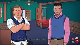 Lustworth Academy 2 - Blonde Riding Dildo In Shower For Cumshot 😍