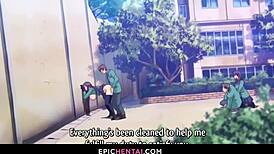 anal sex makes her face become an ahegao in this hentai porn.