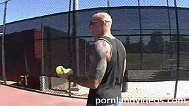 REAL PICK UP SLUTTY BLONDE TEEN MALLORY GOT BIG COCK FUCK IN PUSSY