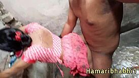 rough anal in hot pink saree, moaning so loud