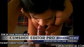 Sexy Amateur Teen Performs POV Blowjob and Deepthroat on Webcam