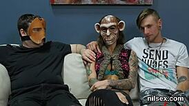 An extreme anal treatment is admitted in a psychiatric hospital by a young person with unconventional desires