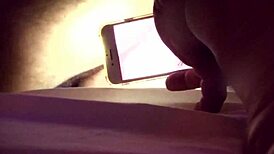 Husband waiting for wife to finish dating the guy