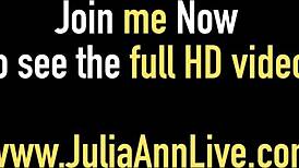 i'm sensual milf julia ann painting my toenails and showing my sexy feet