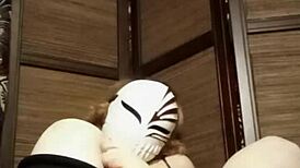 Oh wow, this horny solo performer indulges in kinky stocking fetish from POV!