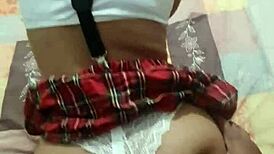 Amateur couple in POV doing blowjob & doggystyle