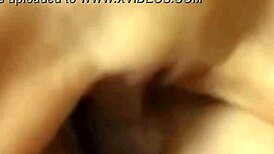 Swollen pussy lips expel cum jets