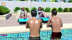 Missing Erotic Scenes with Wife and Stepmother 24