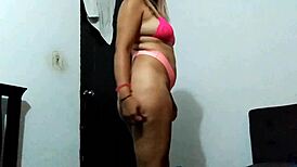 Wow, that latina blonde is so sexy and hot!