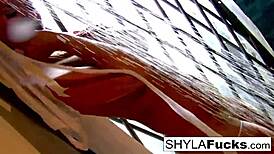 Sexy Shyla Stylez Performs Rare Nude Solo Masturbation Showcasing Her Big Tits and Ass