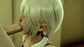 Wow! My friend's mom sucks me off in the hallway. 3D uncensored hentai parody rocks!