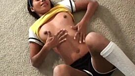 Carina, 18, with Rounded Boobs Fingering Herself in Hot Solo Action! 🔥