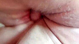 The stepmother saddles the step-son's monster cock, feeling cum creampie inside