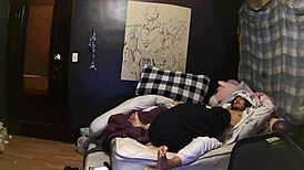 Slipperycherry Rides Monster Black Cock Submissively in Pjs