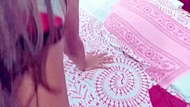 Petite Indian Maid Rides Cock Hard to Keep Her Job