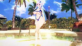 Nijisanji Lize Helesta Wiggle Wiggle Mmd Animation Brings Emotional Anime Vibes