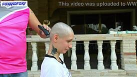 Unreal! Lisa Fox Shaves Head Bold in Backstage Homemade Behind-the-Scenes Clip