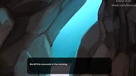 Blonde with Big Tits and Ass Has Wild Sex in Frozen Cave