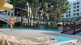 Redhead hard fucked with deep blowjob in hotel